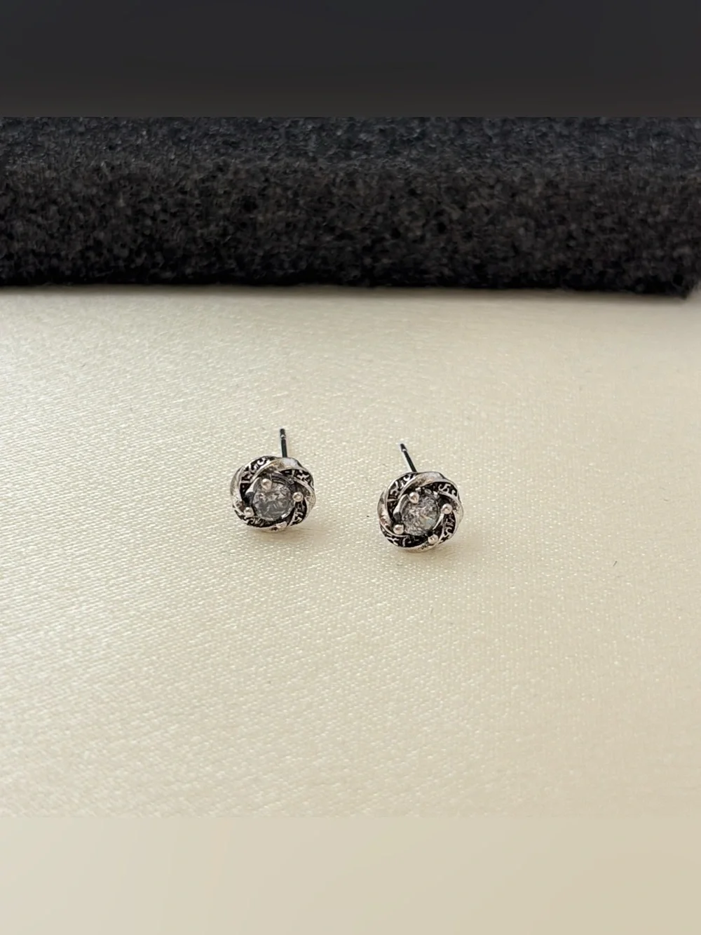 6mm CZ Star Stud Earrings for Men Women Streetwear Punk Hip Hop Unisex Earrings
